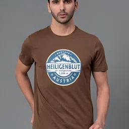 Red Tape Men Graphic Print 100% Cotton Round Neck Half Sleeve T-Shirt-image-71