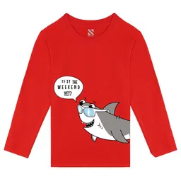 BAESD Boys Typography Printed Cotton T-shirt-image-45