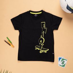 Purple United Kids Boys Placement Typography Printed T-shirt-picture-3
