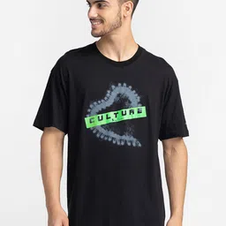 Being Human Typography Printed Round Neck T-shirt-image-24