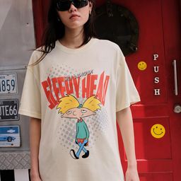Bonkers Corner Graphic Printed Cotton Oversized T-Shirt-image-63