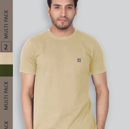 LUX NITRO Men Multicoloured 2 Anti Odour Applique T-shirt-image-19