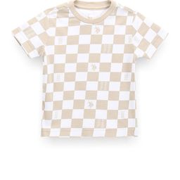 U.S. Polo Assn. Kids Boys Checked Round Neck T-shirt-picture-44