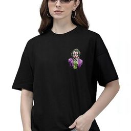 CLAFOUTIS Women Drop-Shoulder Sleeves Applique T-shirt-image-63