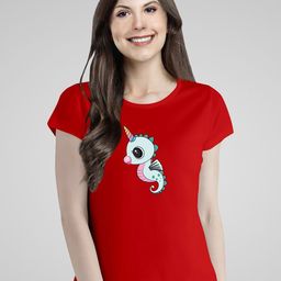 Pootlu Graphic Printed Round Neck Pure Cotton T-shirt-image-12