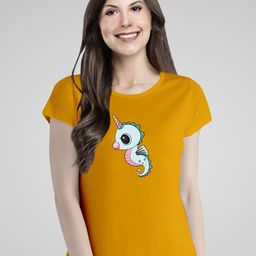 Pootlu Graphic Printed Round Neck Pure Cotton T-shirt-image-13