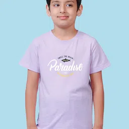 NUSYL Boys Typography Printed Round Neck T-shirt-picture-15