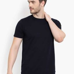 GLITO Round Neck Cotton T-shirt-image-60