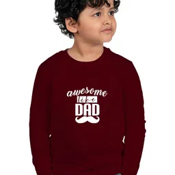 Chombooka Kids Typography Printed Monochrome Applique T-shirt-picture-7