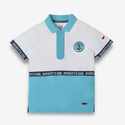 Ed-a-Mamma Boys Polo Collar Bio Finish Applique T-shirt-image-85