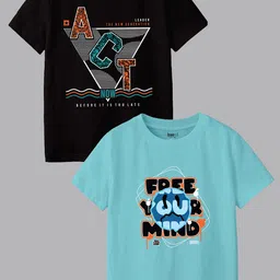 BAESD Boys 2 Printed Applique T-shirt-image-77