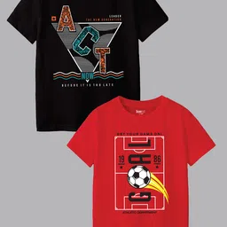 BAESD Boys 2 Printed Applique T-shirt-image-14