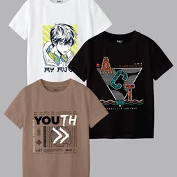 BAESD Boys 3 Printed Applique T-shirt-43