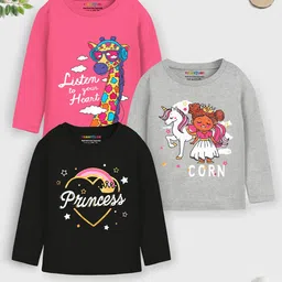 YK X Trampoline Girls 3 Printed Applique T-shirt-image-80