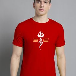 FBAR Graphic Printed Round Neck Cotton Casual T-shirt-image-57