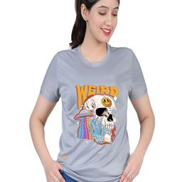 TAJNAN Women Printed Applique T-shirt-image-20