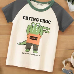 INCLUD Boys Round Neck Graphic Printed Cotton Regular Fit T-shirt-picture-23