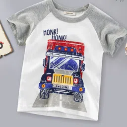 INCLUD Boys Graphic Printed Raglan Sleeves Cotton T-shirt-picture-13