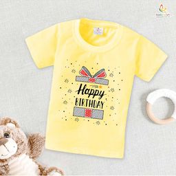 Babywish Kids Typography Printed Cotton T-shirt-image-100
