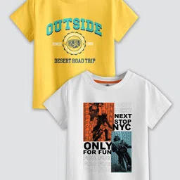 CODEZ Boys 2 Printed Cotton T-shirts-picture-17