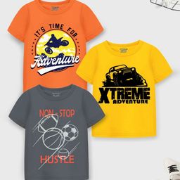 YK X Trampoline Boys 3 Printed Applique T-shirt-image-25