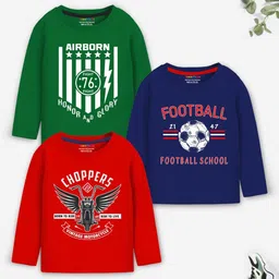 YK X Trampoline Boys 3 Printed Applique T-shirt-picture-57