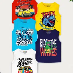 YK X Trampoline Boys 5 Printed Applique T-shirt-image-39