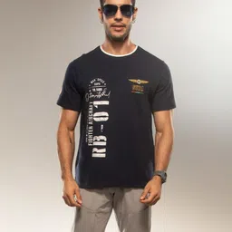 Supa Men Typography Printed Round Neck Cotton T-shirt-image-22