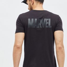 Kook N Keech Marvel Men Black Marvel Printed Cotton T-shirt-image-55