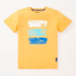 edheads Boys Graphic Printed Round Neck Azo Free Cotton T-shirt-57