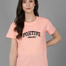 Adyavastram Typography Printed Round Neck Short Sleeves Cotton Regular T-shirt-image-78