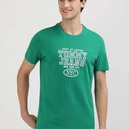 Tommy Hilfiger Men Typography Printed Applique T-shirt-image-43