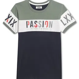 Cantabil Boys Typography Printed Cotton T-shirt-picture-38