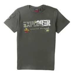 Gini and Jony Infant Boys Typography Printed Cotton T-shirt-picture-37