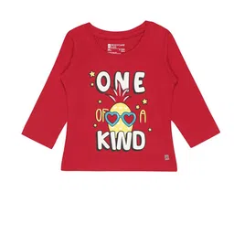 Bodycare Infant Girls Typography Printed Cotton T-shirt-image-36