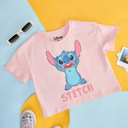 Pantaloons Junior Girls Graphic Printed Cotton Casual T-shirt-picture-25