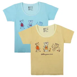 Bodycare Kids Girls Assorted 2 Printed Applique T-shirt-image-43