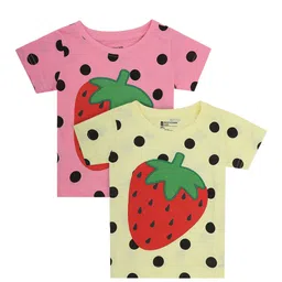 Bodycare Kids Girls Assorted 2 Printed Extended Sleeves T-shirt-image-38