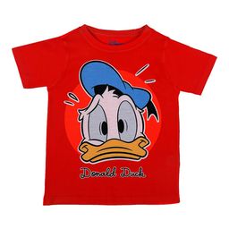Disney by Wear Your Mind Boys Red Printed Applique T-shirt-image-66
