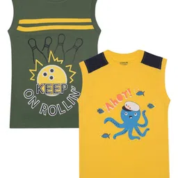 Dollar Champion Kidswear Boys 2 Printed Applique T-shirt-image-64
