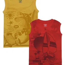 Dollar Champion Kidswear Boys 2 Printed Applique T-shirt-image-62