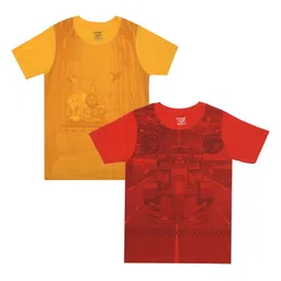 Dollar Champion Kidswear Boys 2 Printed Applique T-shirt-image-51