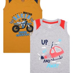 Dollar Champion Kidswear Boys 2 Printed Applique T-shirt-image-66