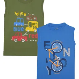 Dollar Champion Kidswear Boys Pack Of 2 Graphic Printed T-shirt-image-35