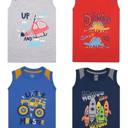 Dollar Champion Kidswear Boys 4 Printed Applique T-shirt-image-15