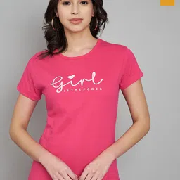 Trend Level Women Typography 2 Printed Applique T-shirt-image-83