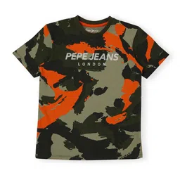 Pepe Jeans Boys Abstract Printed Regular Fit Cotton T-shirt-picture-5