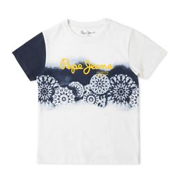 Pepe Jeans Round Neck Graphic Printed Cotton T-shirt-image-16