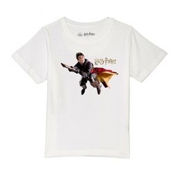 Harry Potter by Wear Your Mind Boys White Printed Pure Cotton T-shirt-image-70