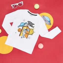 Pantaloons Junior Boys Graphic Printed Cotton T-shirt-image-20